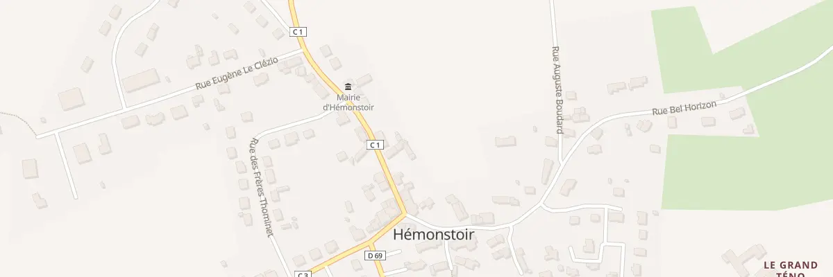 Plan du 10 Rue du Gen de Gaulle à Hémonstoir