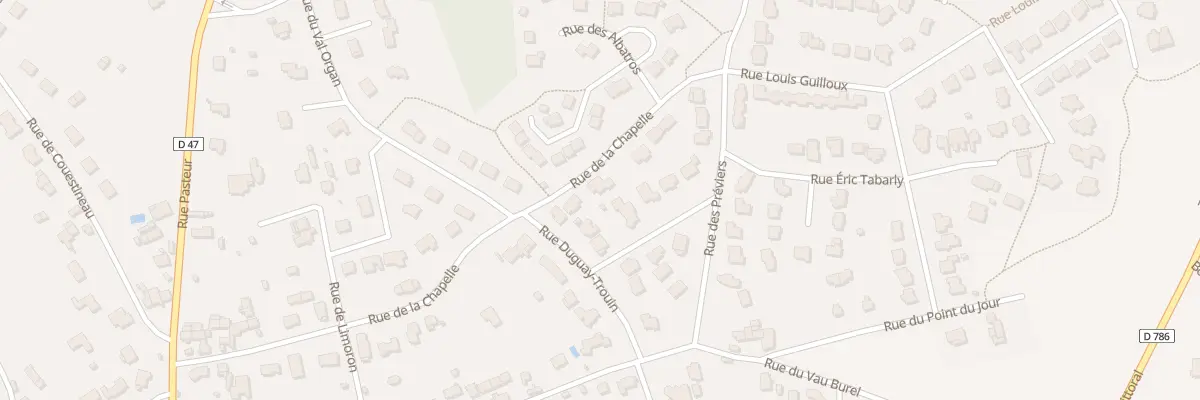 Plan du 34 Rue de la Chapelle à Binic-Étables-sur-Mer