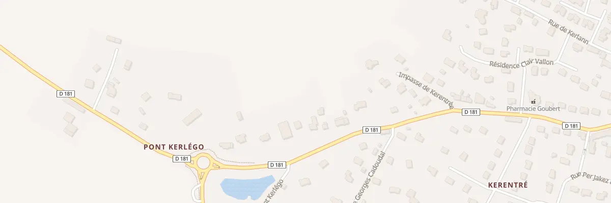 Plan du 24 Rue de Kerentrée à Moréac