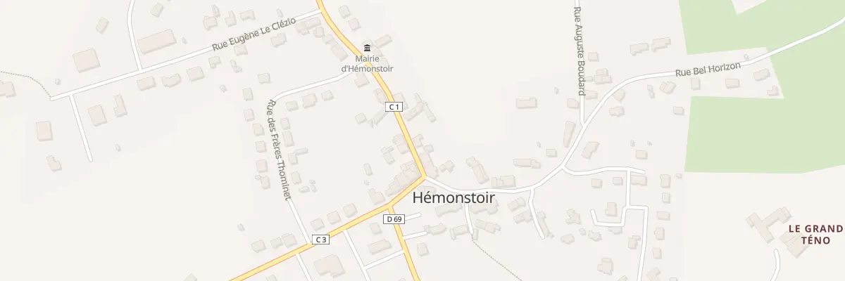 Plan du 6 Rue du Gen de Gaulle à Hémonstoir