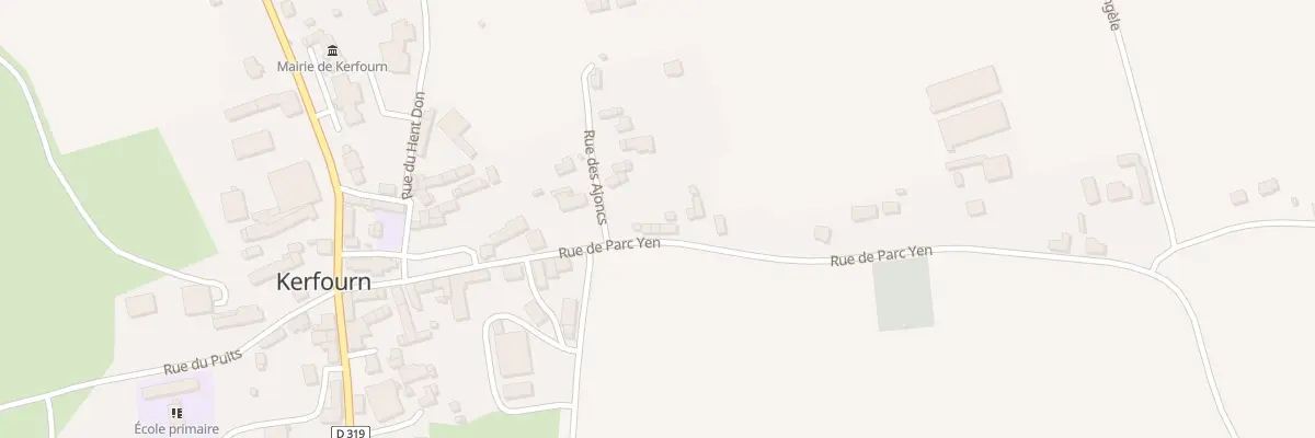 Plan du 15 Rue de Parc Yen à Kerfourn
