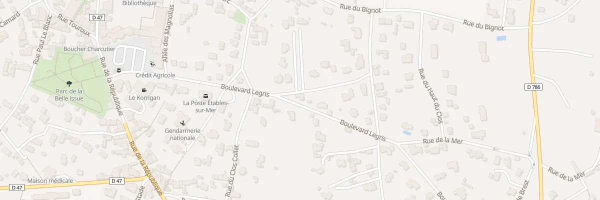 Plan du 17 Bd Legris à Binic-Étables-sur-Mer