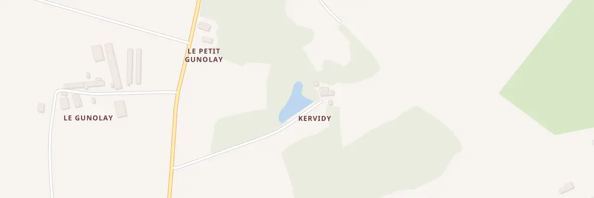 Plan du 5399A Ker Vidy à Évellys
