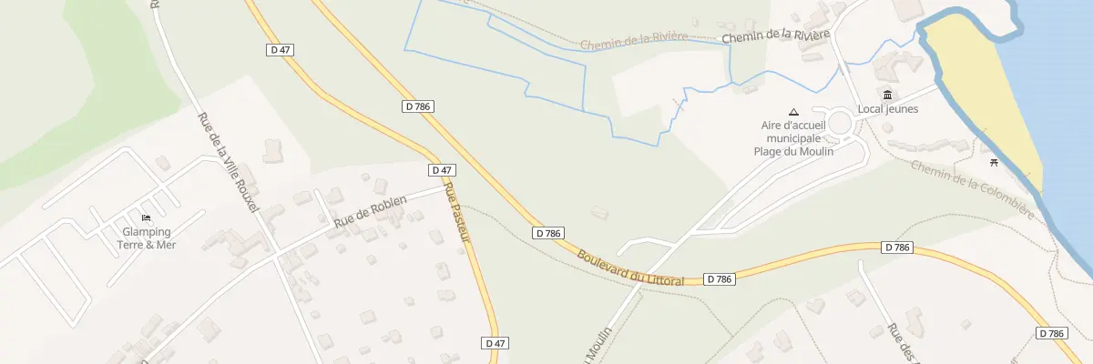 Plan du 5 Av de la Plage du Moulin à Binic-Étables-sur-Mer