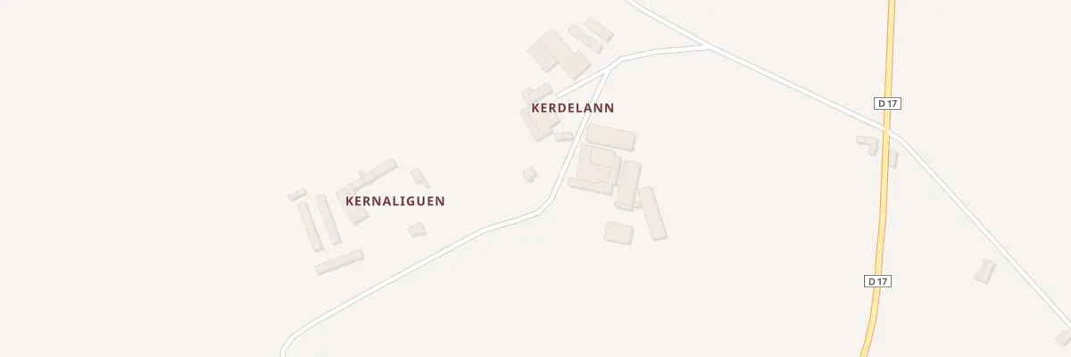 Plan du 4 Kerdelann à Moréac