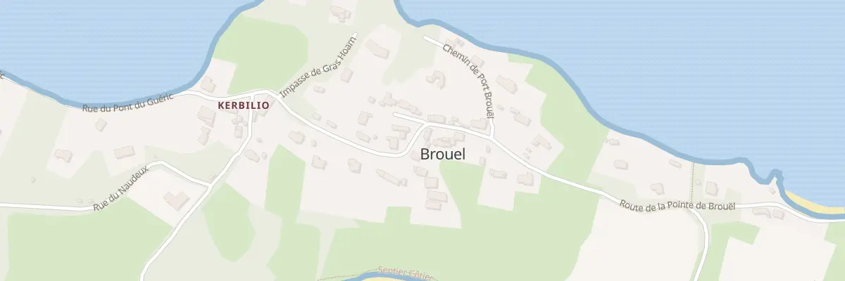 Plan du 6141 Brouel à Île-aux-Moines