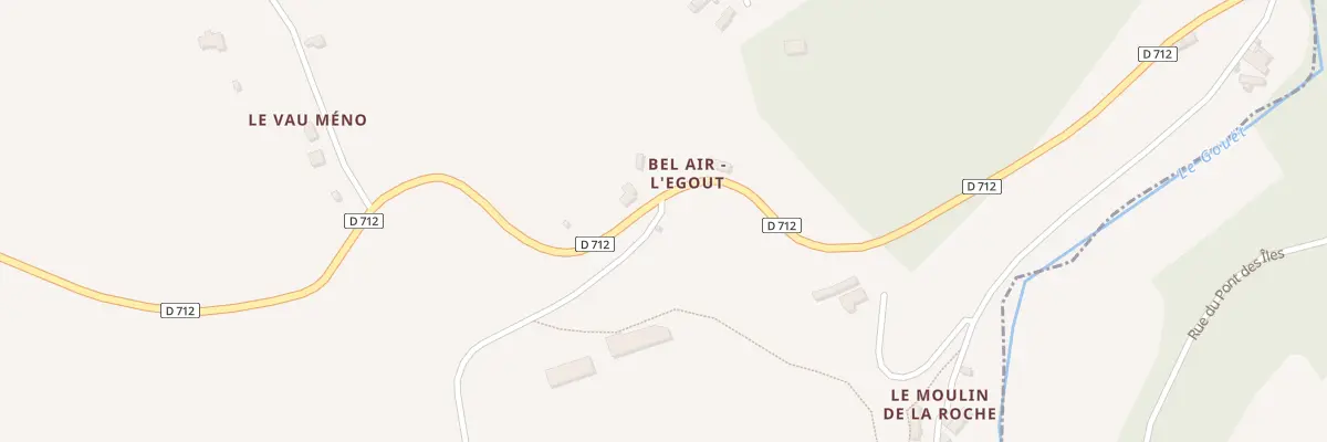 Plan du 2 Bel Air - L’Egout à Trémuson
