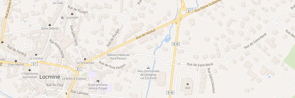 Plan du 11 Rue du Pont Person à Locminé