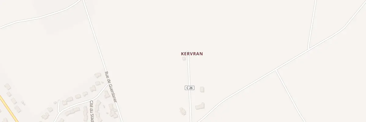 Plan du 5069 Lande de Guerdaner à Kerfourn