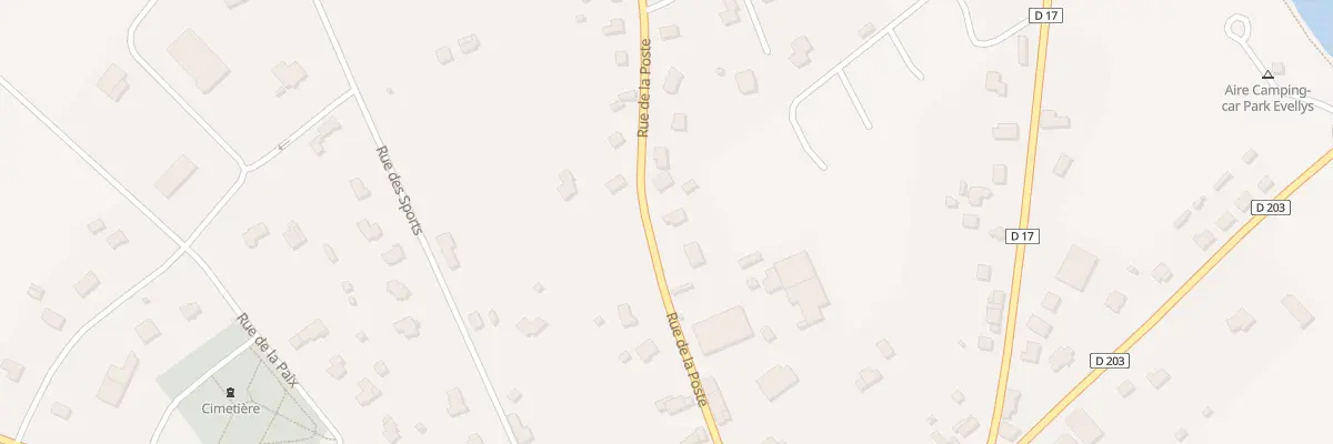 Plan du 20 Rue de la Poste (Naizin) à Évellys