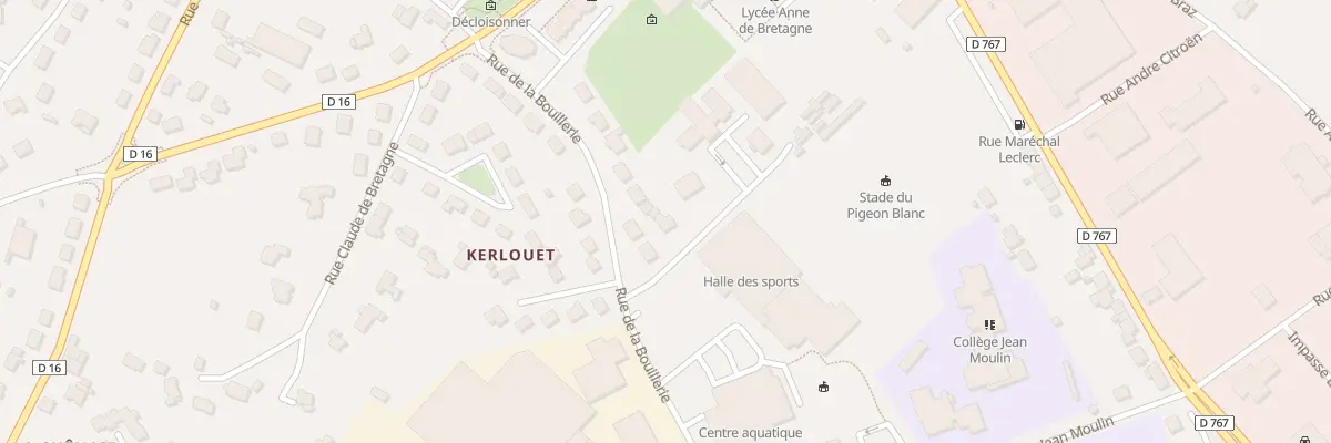 Plan du 13T Rue de la Bouillerie à Locminé