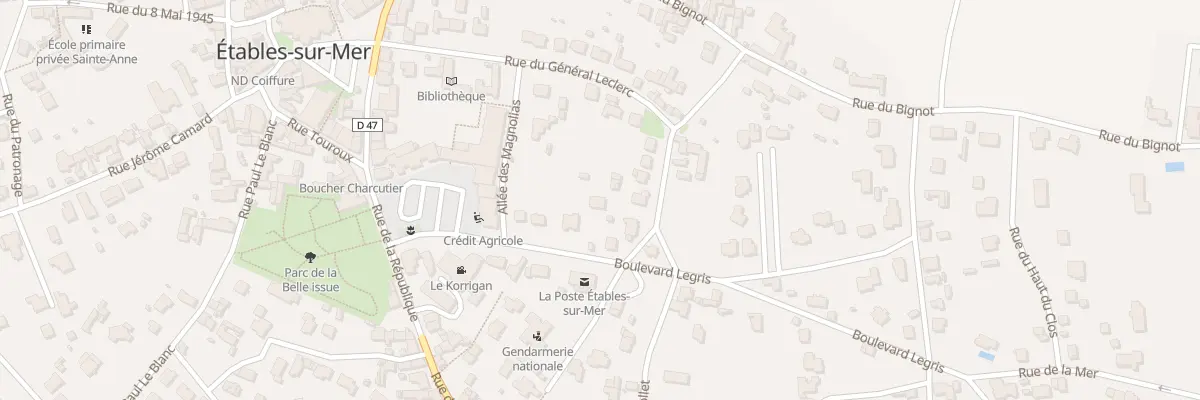 Plan du 9 Bd Legris à Binic-Étables-sur-Mer