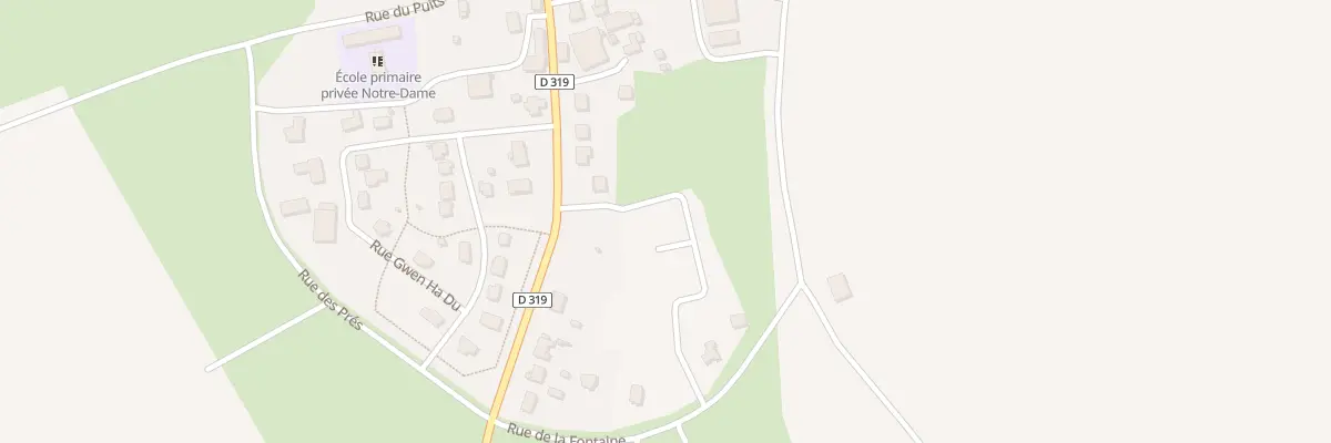 Plan du 4 Rue le Clos des Forges à Kerfourn