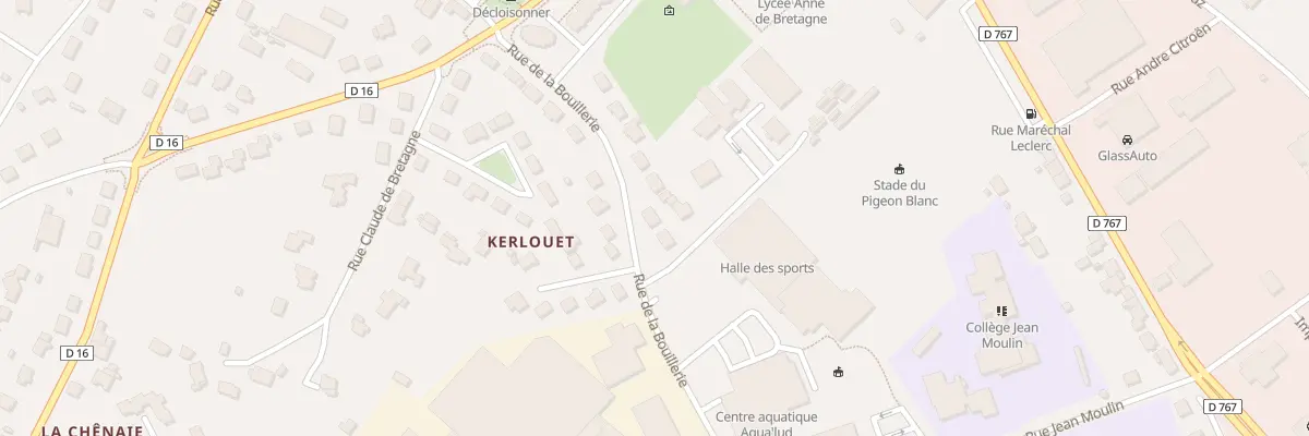 Plan du 13 Rue de la Bouillerie à Locminé