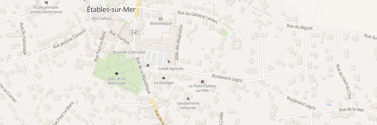 Plan du 5 Bd Legris à Binic-Étables-sur-Mer