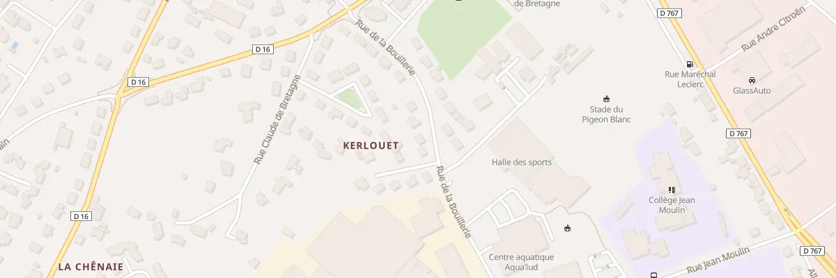 Plan du 16 Rue de la Bouillerie à Locminé