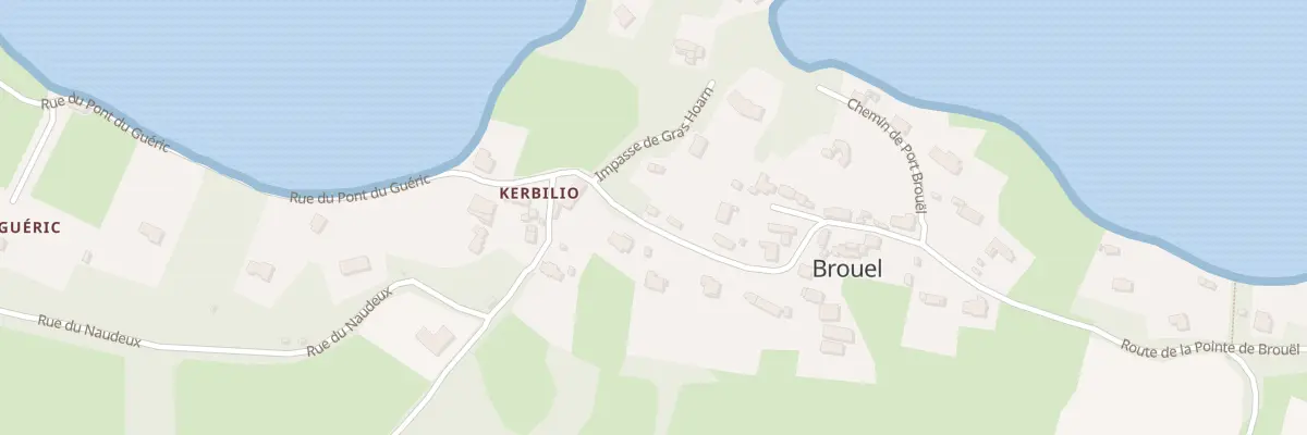 Plan du 6013 Brouel à Île-aux-Moines