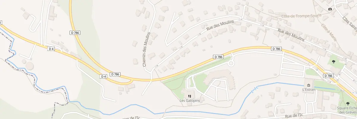 Plan du 45 Rue des Moulins à Binic-Étables-sur-Mer