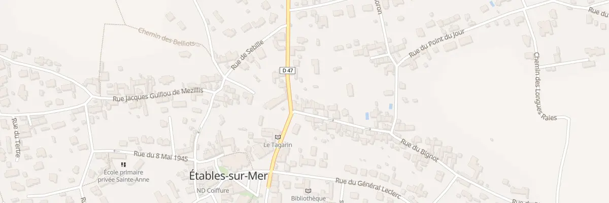 Plan du 5 Rue du Bignot à Binic-Étables-sur-Mer