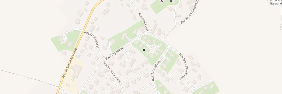 Plan du 2 Rue Glais Bizoin à Uzel