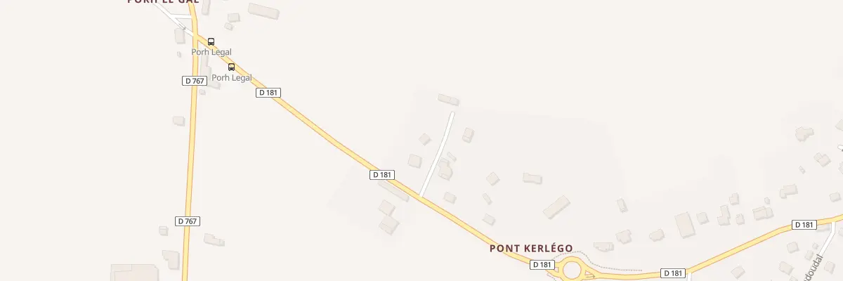 Plan du 22 Rue Pont Kerlego à Moréac