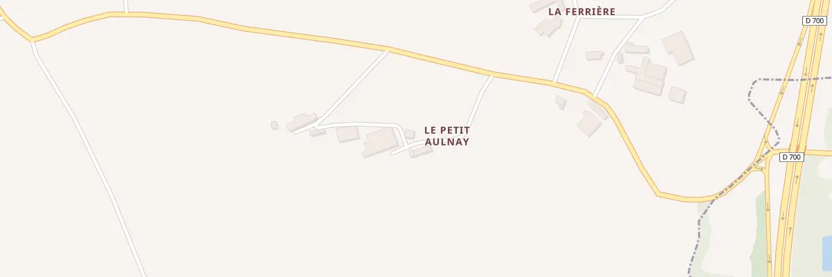 Plan du 2 Le Petit Aulnay à Allineuc