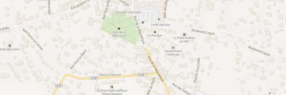 Plan du 6 Rue de la République à Binic-Étables-sur-Mer