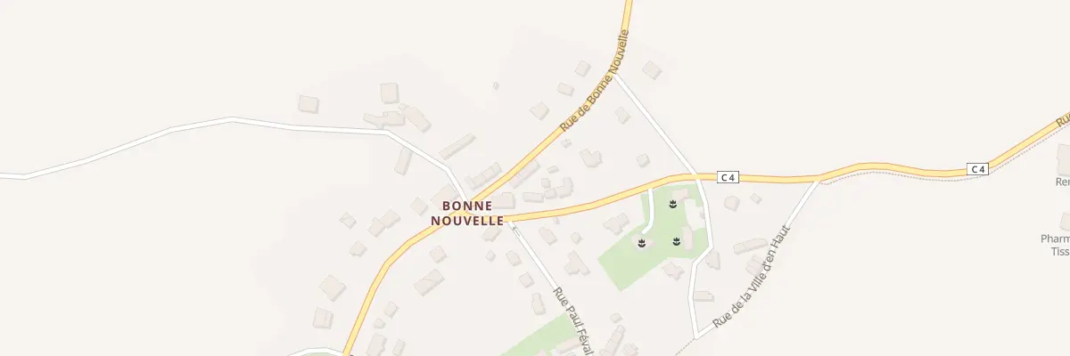Plan du 23 Rue Bonne Nouvelle à Uzel