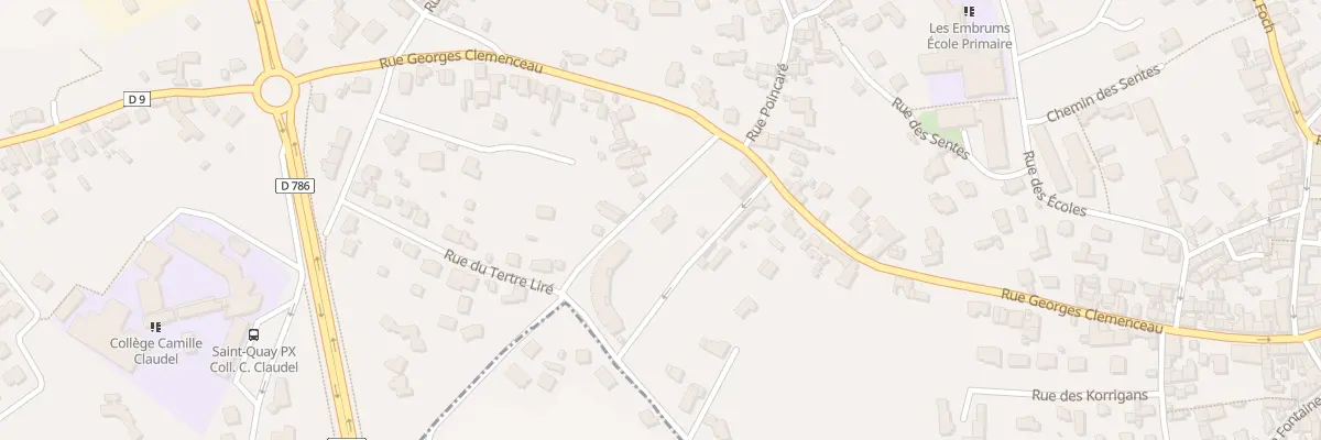 Plan du 3 Rue du Docteur Legendre à Saint-Quay-Portrieux