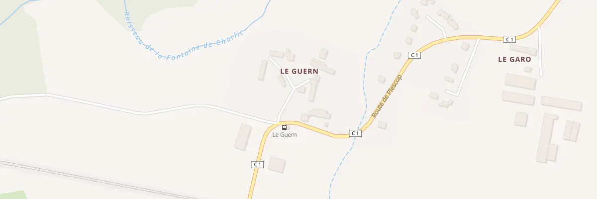 Plan du 2 Imp du Guern à Ploeren