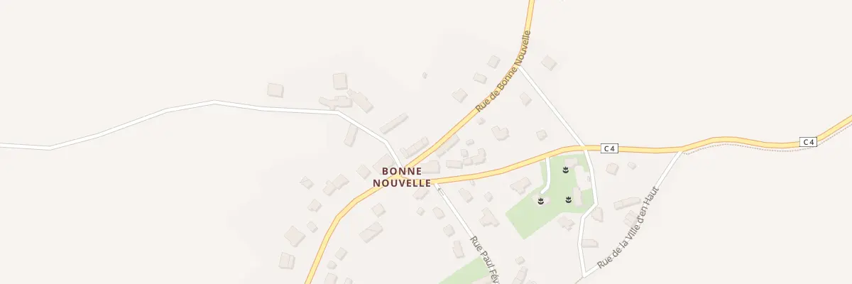 Plan du 20 Rue Bonne Nouvelle à Uzel