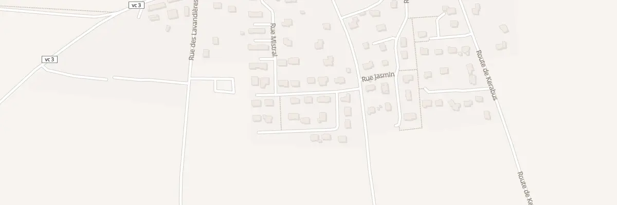 Plan du 3 Rue Job Morvan à Moustoir-Ac