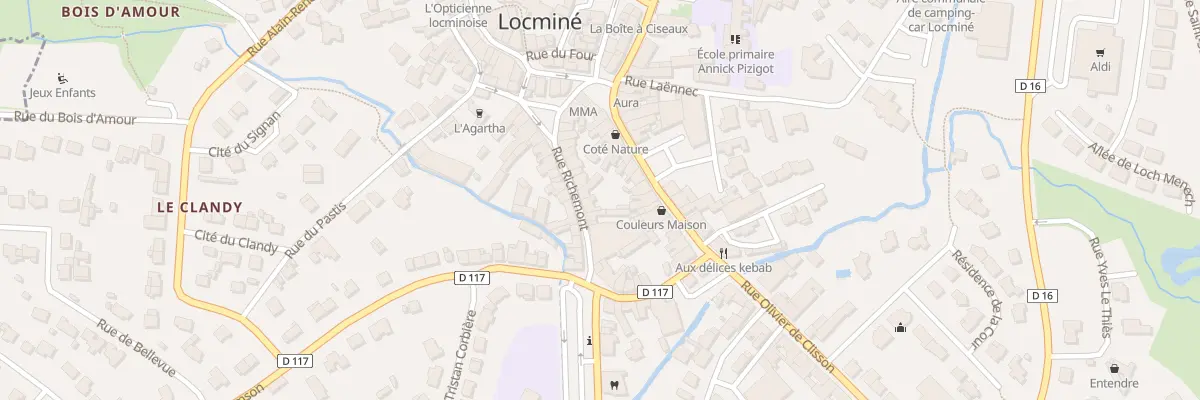 Plan du 9 Rue Richemont à Locminé