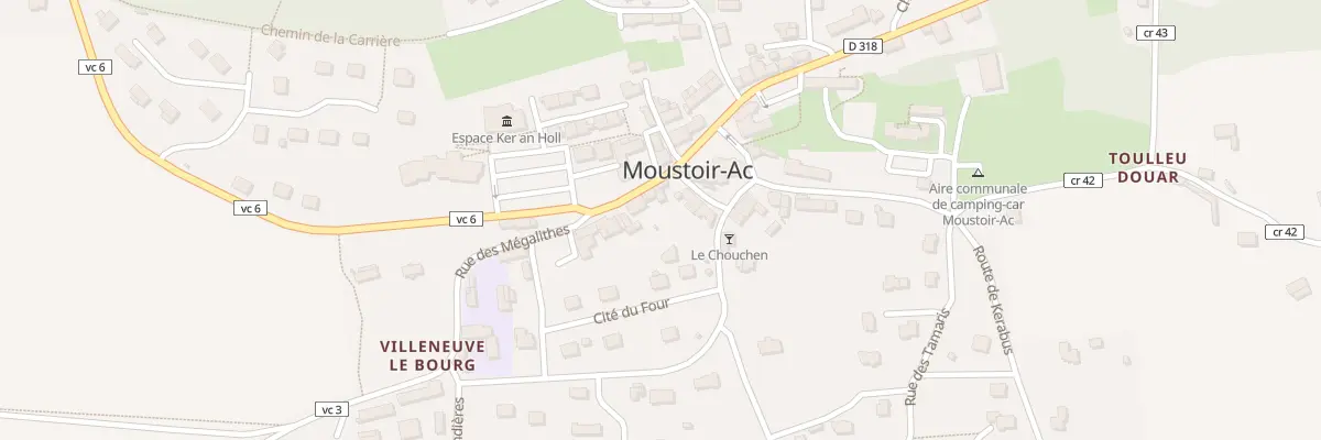 Plan du 3 Rue des Megalithes à Moustoir-Ac