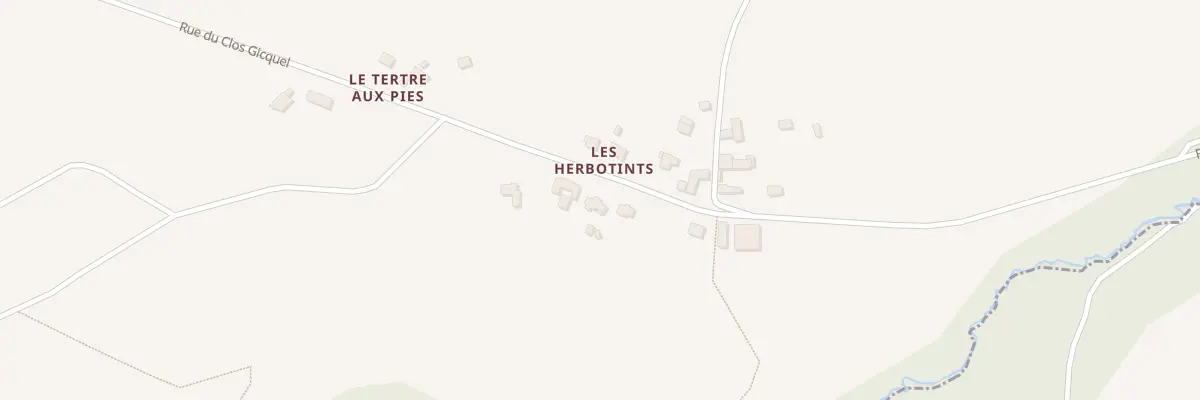 Plan du 6 Les Herbotints à Trémuson