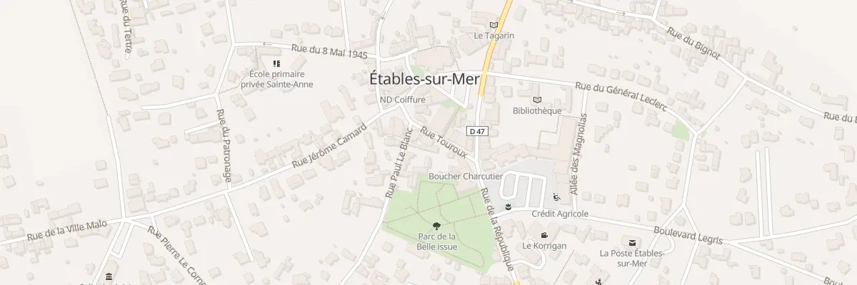Plan du 11 Rue Touroux à Binic-Étables-sur-Mer