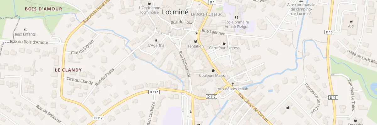 Plan du 5 Rue Richemont à Locminé