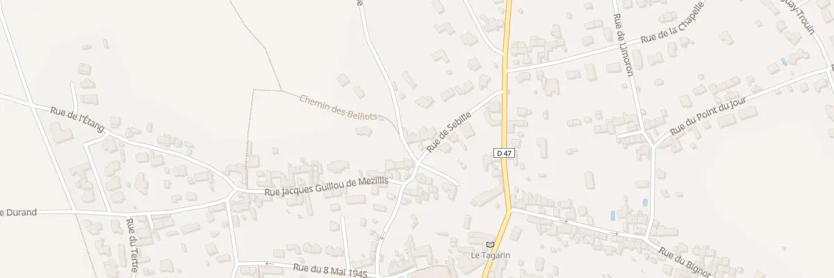 Plan du 5 Rue Sebille à Binic-Étables-sur-Mer