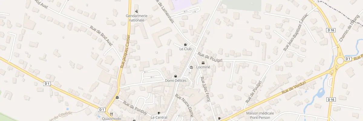 Plan du 31 Rue Gen de Gaulle à Locminé