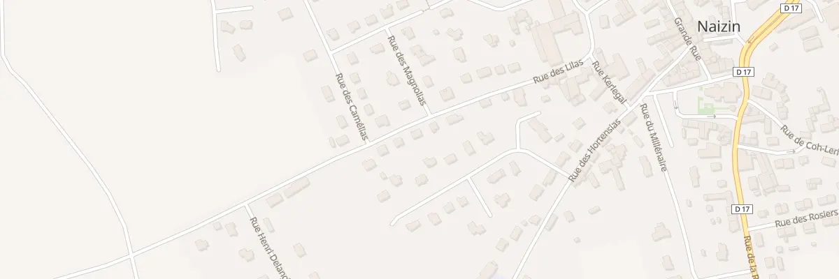 Plan du 17 Rue des Lilas à Évellys