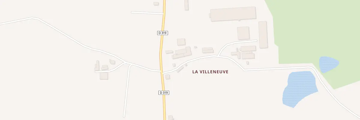 Plan du 3 La Villeneuve à Kerfourn