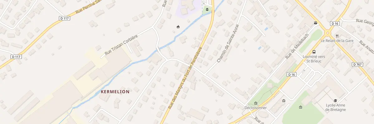 Plan du 8 Rue du Fort de Penthievre à Locminé