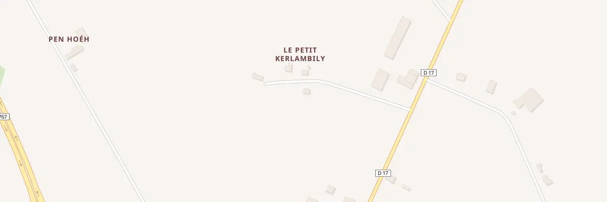 Plan du 1 Petit Kerlambilly à Moréac