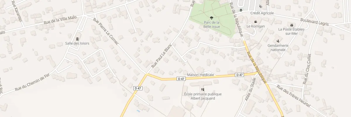 Plan du 7 Rue des Ecoles Albert Jacquard à Binic-Étables-sur-Mer