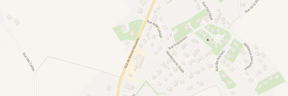 Plan du 9 Rue Bonne Nouvelle à Uzel