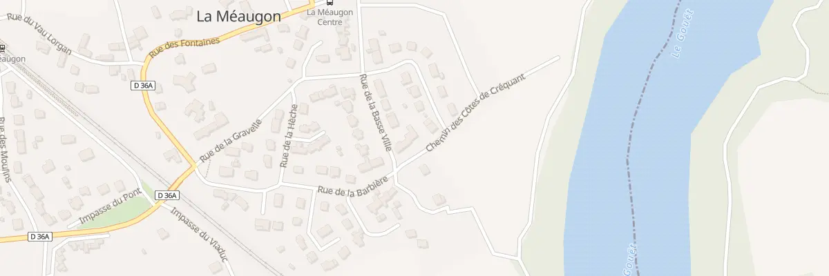 Plan du 12 Rue de la Basse Ville à La Méaugon