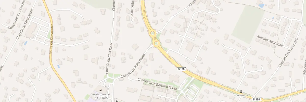 Plan du 2 Rte de l’Ancienne Gare à Saint-Gildas-de-Rhuys