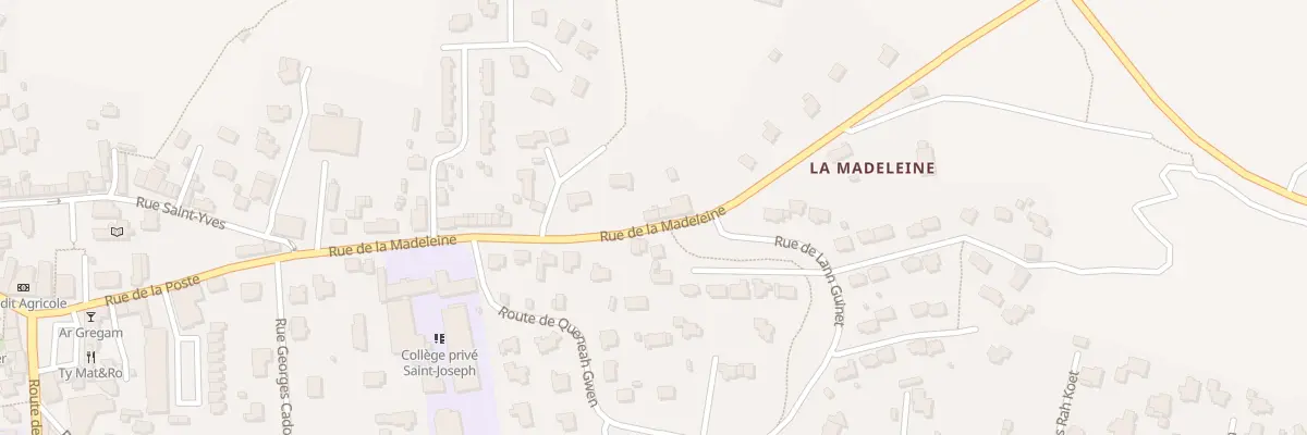 Plan du 5557 Rue de la Madeleine à Grand-Champ