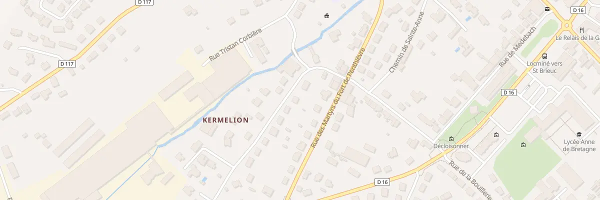 Plan du 5 Rue de Kermélion à Locminé