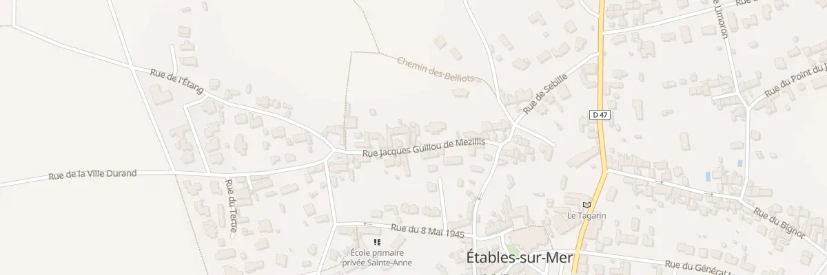 Plan du 12 Rue Guillou de Mézillis à Binic-Étables-sur-Mer